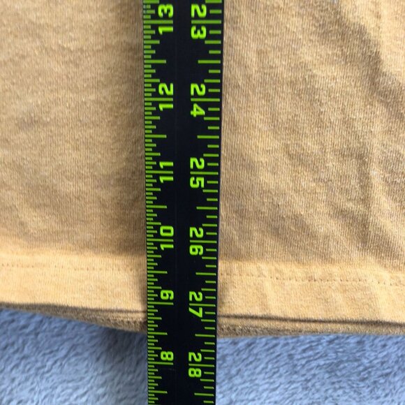 Carhartt Men Work T-Shirt XL Original Fit Tan K87 Pocket Tee Casual Short Sleeve - Picture 4 of 10